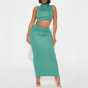 Skirt set- Green